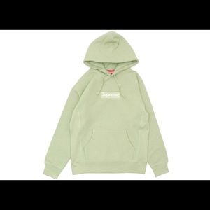 Supreme sage box logo hoodie